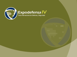 Plano de la feria - Expodefensa