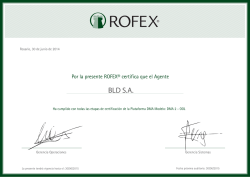 BLD S.A. - Rofex