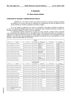 5. Anuncios - Junta de Andaluc&iacute;a