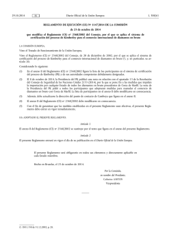 (UE) No 1147/&bull;2014 DE LA COMISI&Oacute;N - de 23 de octubre - BOE.es