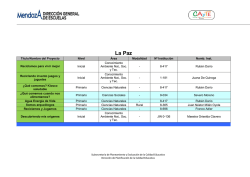 La Paz - Mendoza Educa
