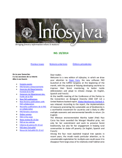 Nueva edici&oacute;n - Food and Agriculture Organization of the United