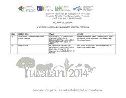 Innovaci&oacute;n para la sustentabilidad alimentaria - Reuniones