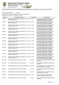 monteria - Superintendencia de Notariado y Registro