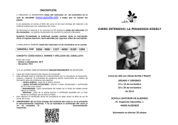 CURSO INTENSIVO: LA PEDAGOGIA KOD&Aacute;LY - Aulodia