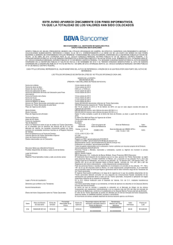 este aviso aparece &uacute;nicamente con fines informativos, ya que la