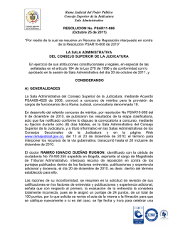 PSAR11-866 - Rama Judicial