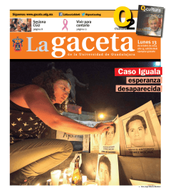 descargar edici&oacute;n completa - La Gaceta - Universidad de Guadalajara