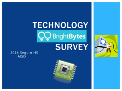 Technology Survey - Arlington Independent School District