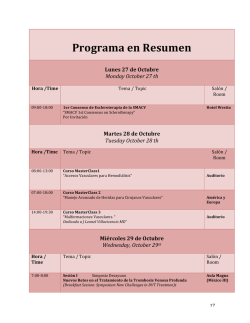 Programa Cient&iacute;fico Parte Acad&eacute;mica - Sociedad Mexicana de