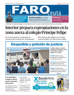 Interior prepara expropiaciones en la zona anexa al - El Faro Digital