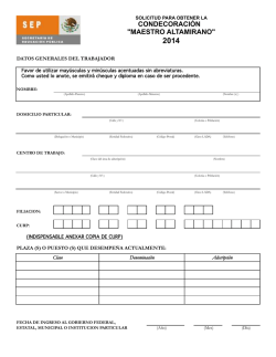 Solicitud Condecoraci&oacute;n Maestro Altamirano