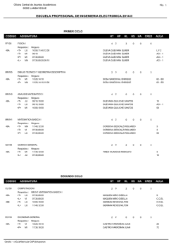 escuela profesional de ingenieria electronica 2014-ii - unprg