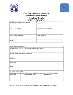 planilla de inscripcion de pasantias derecho presencial - ULA