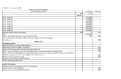 Directorio mes de agosto de 2014 TRIBUNAL SUPREMO