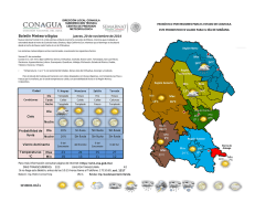 Bolet&iacute;n Meteorol&oacute;gico - Conagua