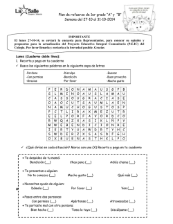 primer grado. - ue colegio la salle guaparo