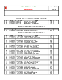 admitidos que concursaron con resultados icfes antiguo