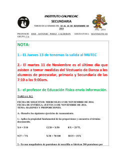 Matem&aacute;ticas - instituto calmecac