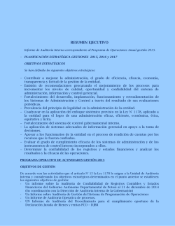 Descargar.. resumen ejecutivo POA 2014 SEDECA