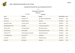 Segunda B, jornada 9, Grupo IV - Real Federaci&oacute;n Espa&ntilde;ola de F&uacute;tbol