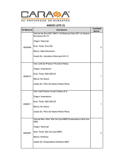 ANEXO LOTE 21 - Carasa