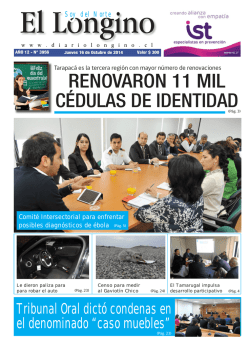 RENOVARON 11 MIL C&Eacute;DULAS DE IDENTIDAD - Diario Longino