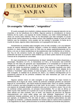 Introducci&oacute;n al Evangelio de San Juan
