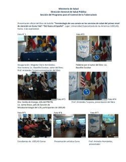 Terminolog&iacute;a de uso com&uacute;n en los servicios de salud del primer