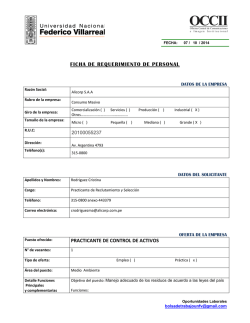 Practicante de control de activos