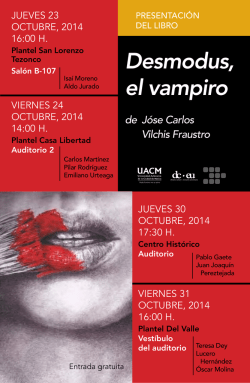 Desmodus, el vampiro