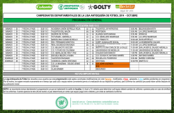 NOTAS IMPORTANTES CATEGOR&Iacute;A SUB 13 C CAMPEONATOS