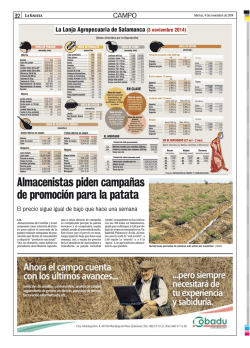 Almacenistas piden campa&ntilde;as - La Gaceta de Salamanca