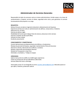 Administrador de Servicios Generales - Usac