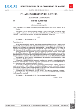 IV. ADMINISTRACI&Oacute;N DE JUSTICIA - Sede Electr&oacute;nica del Boletin