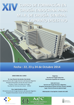 Archivo PDF (3,62 MB) - Asociaci&oacute;n Espa&ntilde;ola de Cirujanos, AEC