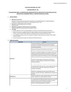 cas-policia nacional del per&uacute; convocatoria n&ordm; 120 - Conadis