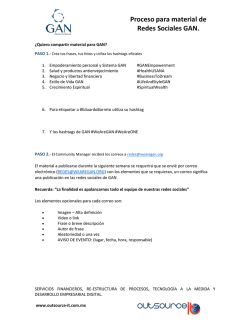 &iquest;C&oacute;mo compartir en las Redes Sociales de GAN? - We Are GAN