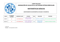 MATEM&Aacute;TICAS B&Aacute;SICAS - Departamento de Matem&aacute;tica Aplicada