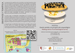 Taller Dando sentido a la prospecci&oacute;n arqueol&oacute;gica