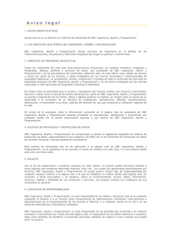 Aviso legal - Abcserveis