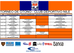 (PARTIDOS XXX TORNEO DE OTO\321O \(1\).xls) - Colegio Nile