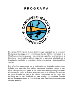 programa general preliminar - Instituto de Ciencias del Mar y