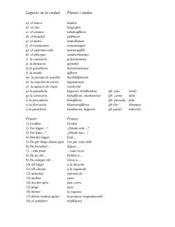 Vagbeskrivning spanska