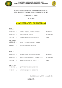 ADMINISTRACI&Oacute;N DE EMPRESAS - Universidad Nacional del