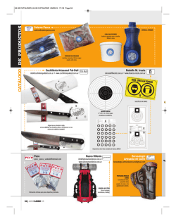 DE PRODUCTOS CAT&Aacute;LOGO - Aire Libre