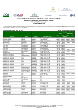 Mercado Medina Concepci&oacute;n Sistema de Informaci&oacute;n de - FHIA