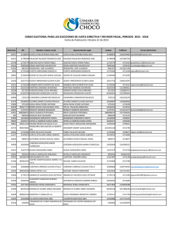 Censo Electoral Quibdo revisado-web - C&aacute;mara de Comercio del