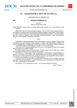 IV. ADMINISTRACI&Oacute;N DE JUSTICIA - Sede Electr&oacute;nica del Boletin