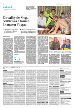 El reality de Mega comienza a tomar forma en Pirque - Papel Digital